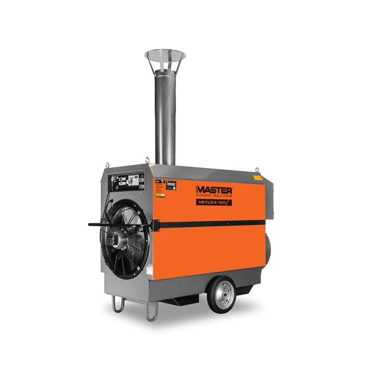 Nagrzewnica olejowa Master Heylo K 120 InfoAir 120 kW z odprowadzeniem spalin